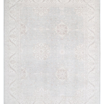 Serenity 9' 0" X 11' 2" Hand Knotted Wool Rug 9' 0" X 11' 2" (274 X 340) / Grey / Wool