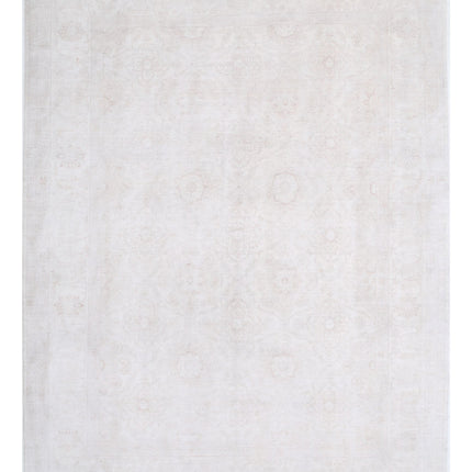 Serenity 9' 0" X 11' 6" Hand Knotted Wool Rug 9' 0" X 11' 6" (274 X 351) / Ivory / Wool