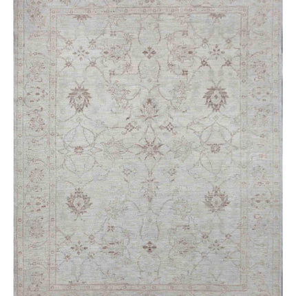 Serenity 5' 6" X 7' 0" Hand Knotted Wool Rug 5' 6" X 7' 0" (168 X 213) / Ivory / Wool
