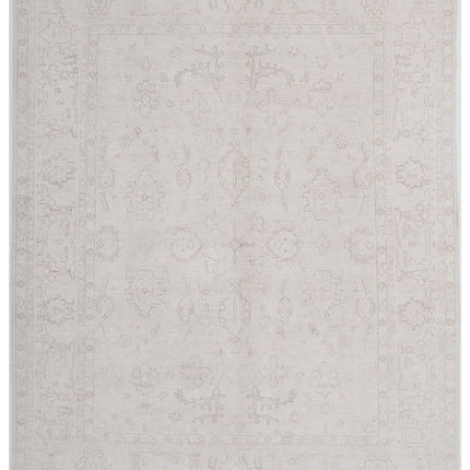 Serenity 7' 10" X 9' 8" Hand Knotted Wool Rug 7' 10" X 9' 8" (239 X 295) / Ivory / Wool