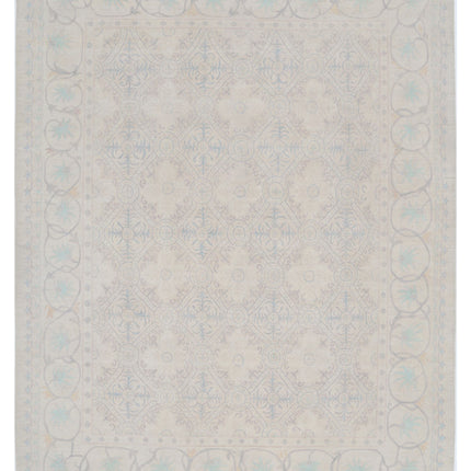 Serenity 7' 10" X 10' 0" Hand Knotted Wool Rug 7' 10" X 10' 0" (239 X 305) / Ivory / Wool