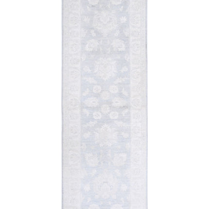Serenity 2' 8" X 7' 11" Hand Knotted Wool Rug 2' 8" X 7' 11" (81 X 241) / Grey / Wool