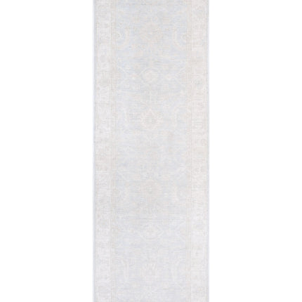 Serenity 2' 6" X 7' 11" Hand Knotted Wool Rug 2' 6" X 7' 11" (76 X 241) / Blue / Wool