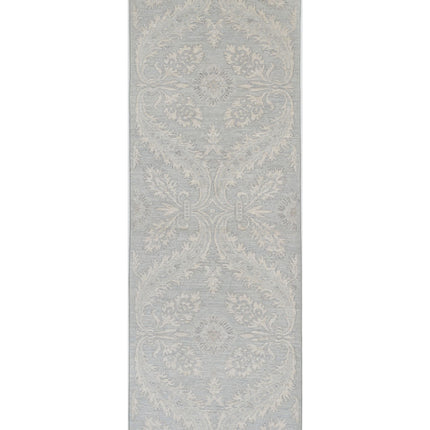 Serenity 2' 7" X 7' 11" Hand Knotted Wool Rug 2' 7" X 7' 11" (79 X 241) / Grey / Wool