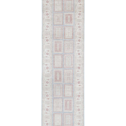 Serenity 2' 8" X 9' 8" Hand Knotted Wool Rug 2' 8" X 9' 8" (81 X 295) / Blue / Wool