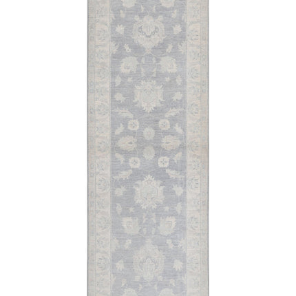 Serenity 2' 8" X 8' 1" Hand Knotted Wool Rug 2' 8" X 8' 1" (81 X 246) / Grey / Wool