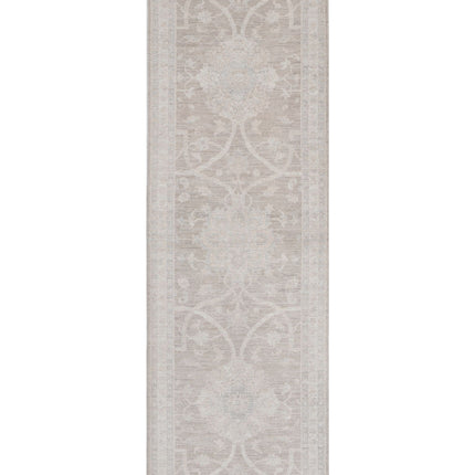 Serenity 2' 8" X 8' 5" Hand Knotted Wool Rug 2' 8" X 8' 5" (81 X 257) / Brown / Wool
