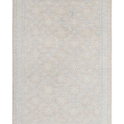 Serenity 5' 7" X 8' 5" Hand Knotted Wool Rug 5' 7" X 8' 5" (170 X 257) / Taupe / Wool