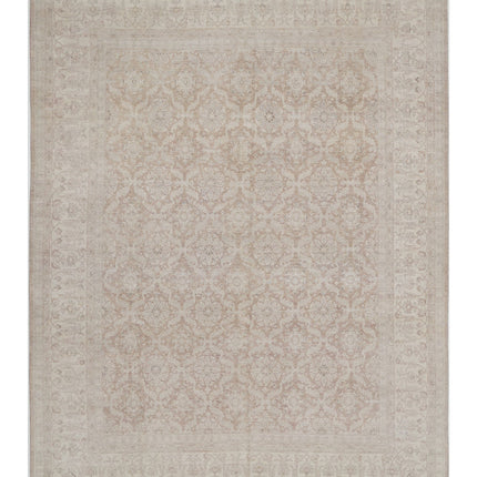 Serenity 8' 8" X 11' 7" Hand Knotted Wool Rug 8' 8" X 11' 7" (264 X 353) / Brown / Wool