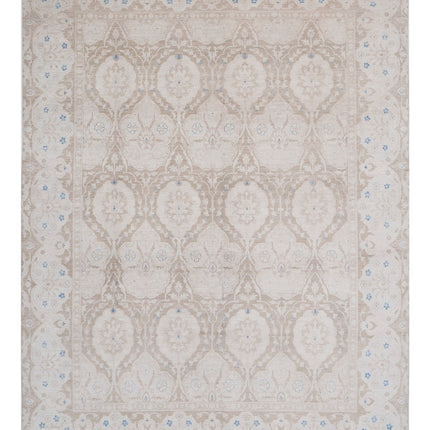 Serenity 8' 10" X 11' 7" Hand Knotted Wool Rug 8' 10" X 11' 7" (269 X 353) / Brown / Wool