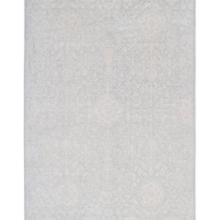Serenity 6' 10" X 10' 4" Hand Knotted Wool Rug 6' 10" X 10' 4" (208 X 315) / Grey / Wool