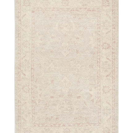 Serenity 2' 7" X 3' 11" Hand Knotted Wool Rug 2' 7" X 3' 11" (79 X 119) / Grey / Wool