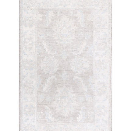 Serenity 2' 0" X 3' 4" Hand Knotted Wool Rug 2' 0" X 3' 4" (61 X 101) / Brown / Wool