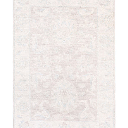 Serenity 2' 1" X 3' 0" Hand Knotted Wool Rug 2' 1" X 3' 0" (63 X 91) / Brown / Wool