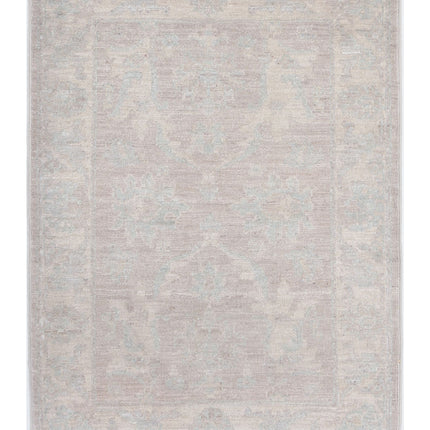Serenity 2' 1" X 2' 10" Hand Knotted Wool Rug 2' 1" X 2' 10" (63 X 86) / Brown / Wool