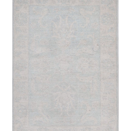 Serenity 2' 0" X 3' 0" Hand Knotted Wool Rug 2' 0" X 3' 0" (61 X 91) / Grey / Wool