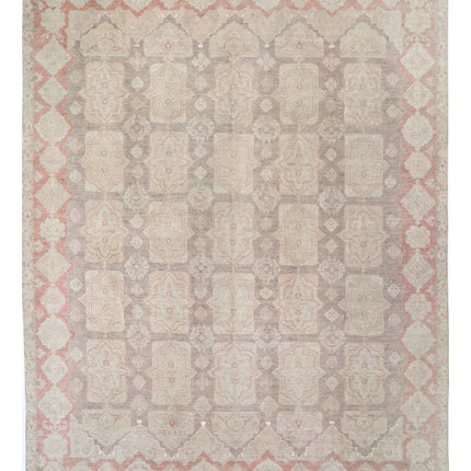 Serenity 9' 11" X 14' 2" Hand Knotted Wool Rug 9' 11" X 14' 2" (302 X 432) / Brown / Wool
