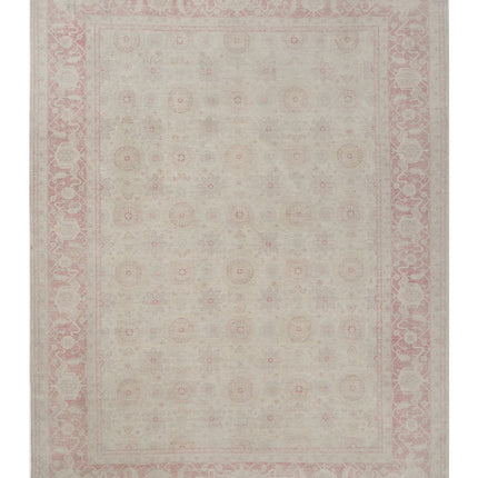 Serenity 9' 11" X 13' 1" Hand Knotted Wool Rug 9' 11" X 13' 1" (302 X 399) / Ivory / Wool