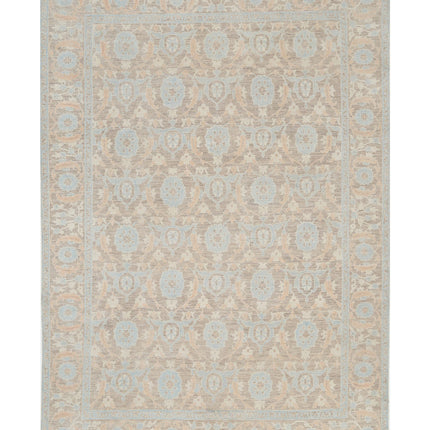 Serenity 8' 9" X 12' 9" Hand Knotted Wool Rug 8' 9" X 12' 9" (267 X 389) / Brown / Wool