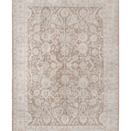 Serenity 6' 2" X 8' 9" Hand Knotted Wool Rug 6' 2" X 8' 9" (188 X 267) / Brown / Wool