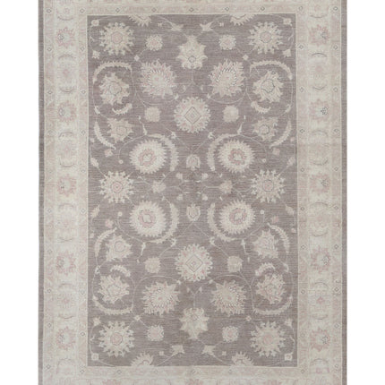 Serenity 6' 3" X 9' 3" Hand Knotted Wool Rug 6' 3" X 9' 3" (191 X 282) / Brown / Wool