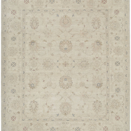 Serenity 8' 1" X 9' 8" Hand Knotted Wool Rug 8' 1" X 9' 8" (246 X 295) / Ivory / Wool