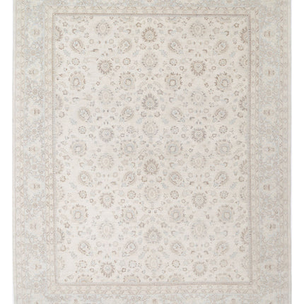 Serenity 11' 10" X 14' 10" Hand Knotted Wool Rug 11' 10" X 14' 10" (361 X 452) / Ivory / Wool