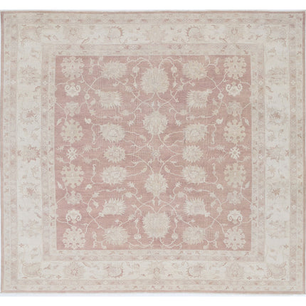 Serenity 9' 0" X 9' 8" Hand Knotted Wool Rug 9' 0" X 9' 8" (274 X 295) / Taupe / Wool