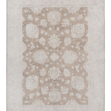 Serenity 7' 11" X 10' 6" Hand Knotted Wool Rug 7' 11" X 10' 6" (241 X 320) / Taupe / Wool