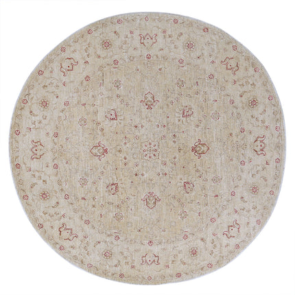 Serenity 7' 10" X 8' 0" Hand Knotted Wool Rug 7' 10" X 8' 0" (239 X 244) / Ivory / Wool