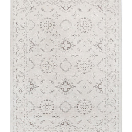 Serenity 6' 1" X 7' 7" Hand Knotted Wool Rug 6' 1" X 7' 7" (185 X 231) / Ivory / Wool