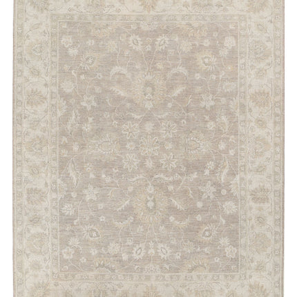 Serenity 6' 4" X 8' 0" Hand Knotted Wool Rug 6' 4" X 8' 0" (193 X 244) / Taupe / Wool