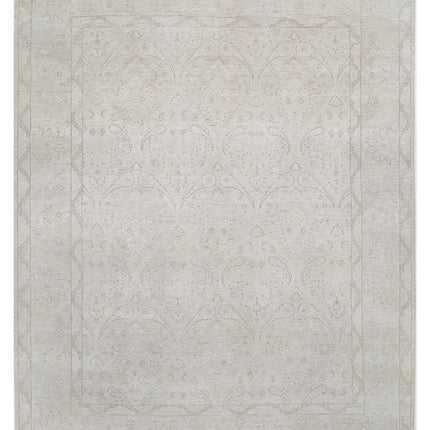 Serenity 7' 9" X 9' 9" Hand Knotted Wool Rug 7' 9" X 9' 9" (236 X 297) / Ivory / Wool
