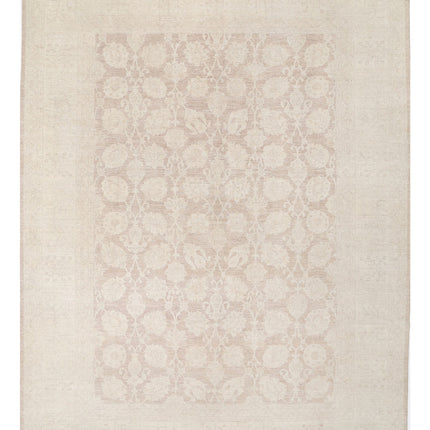Serenity 11' 6" X 14' 11" Hand Knotted Wool Rug 11' 6" X 14' 11" (351 X 455) / Taupe / Wool