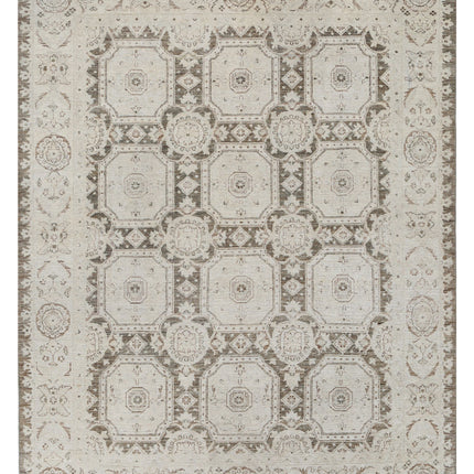 Serenity 6' 6" X 8' 6" Hand Knotted Wool Rug 6' 6" X 8' 6" (198 X 259) / Brown / Wool