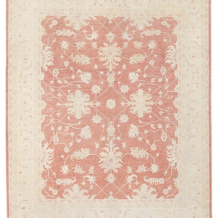 Serenity 8' 0" X 9' 11" Hand Knotted Wool Rug 8' 0" X 9' 11" (244 X 302) / Red / Wool