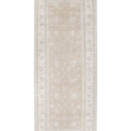 Serenity 4' 11" X 12' 2" Hand Knotted Wool Rug 4' 11" X 12' 2" (150 X 371) / Taupe / Wool