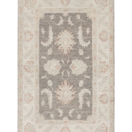 Serenity 2' 7" X 3' 11" Hand Knotted Wool Rug 2' 7" X 3' 11" (79 X 119) / Brown / Wool