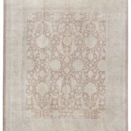 Serenity 11' 9" X 14' 4" Hand Knotted Wool Rug 11' 9" X 14' 4" (358 X 437) / Taupe / Wool