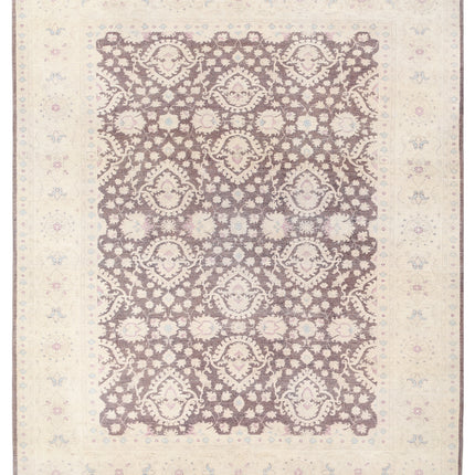 Serenity 8' 7" X 10' 7" Hand Knotted Wool Rug 8' 7" X 10' 7" (262 X 322) / Brown / Wool