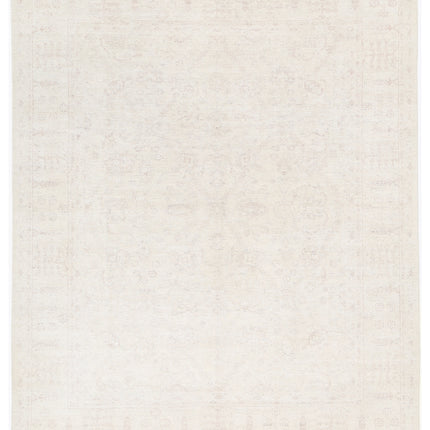 Serenity 8' 0" X 9' 10" Hand Knotted Wool Rug 8' 0" X 9' 10" (244 X 300) / Ivory / Wool