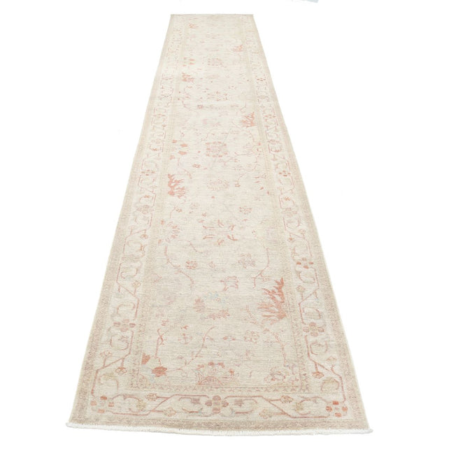 Serenity 3' 1" X 16' 7" Wool Hand-Knotted Rug 3' 1" X 16' 7" (94 X 505) / Ivory / Ivory