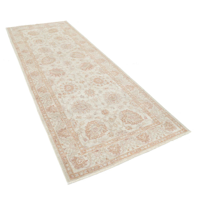 Serenity 4' 0" X 10' 0" Wool Hand-Knotted Rug 4' 0" X 10' 0" (122 X 305) / Ivory / Ivory