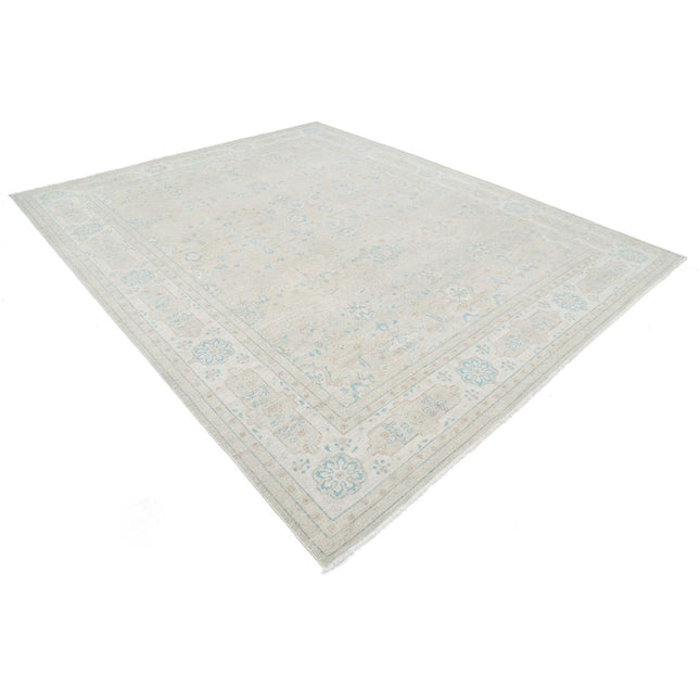 Serenity 9' 2" X 11' 5" Hand Knotted Wool Rug 9' 2" X 11' 5" (279 X 348) / Brown / Ivory