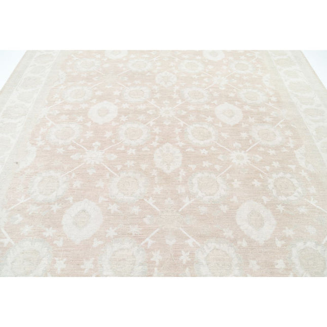 Serenity 8' 10" X 11' 7" Hand Knotted Wool Rug 8' 10" X 11' 7" (269 X 353) / Brown / Ivory