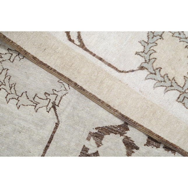 Serenity 7' 10" X 11' 0" Hand Knotted Wool Rug 7' 10" X 11' 0" (239 X 335) / Brown / Ivory