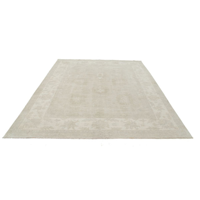 Serenity 8' 0" X 9' 7" Hand Knotted Wool Rug 8' 0" X 9' 7" (244 X 292) / Grey / Ivory