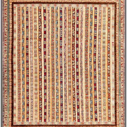 Shaal 8' 3" X 9' 2" Hand Knotted Wool Rug 8' 3" X 9' 2" (251 X 280) / Multi / Wool