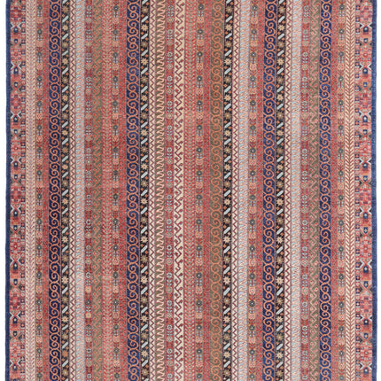 Shaal 8' 1" X 9' 8" Hand Knotted Wool Rug 8' 1" X 9' 8" (246 X 295) / Multi / Wool