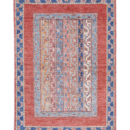 Shaal 2' 8" X 3' 11" Hand Knotted Wool Rug 2' 8" X 3' 11" (81 X 119) / Multi / Wool